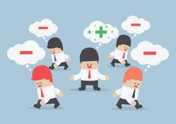 39561819-think-positive-businessman-surrounded-by-negative-thinking-people