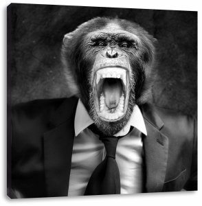 angry-monkey-in-a-suit-graphic-art-print-on-canvas